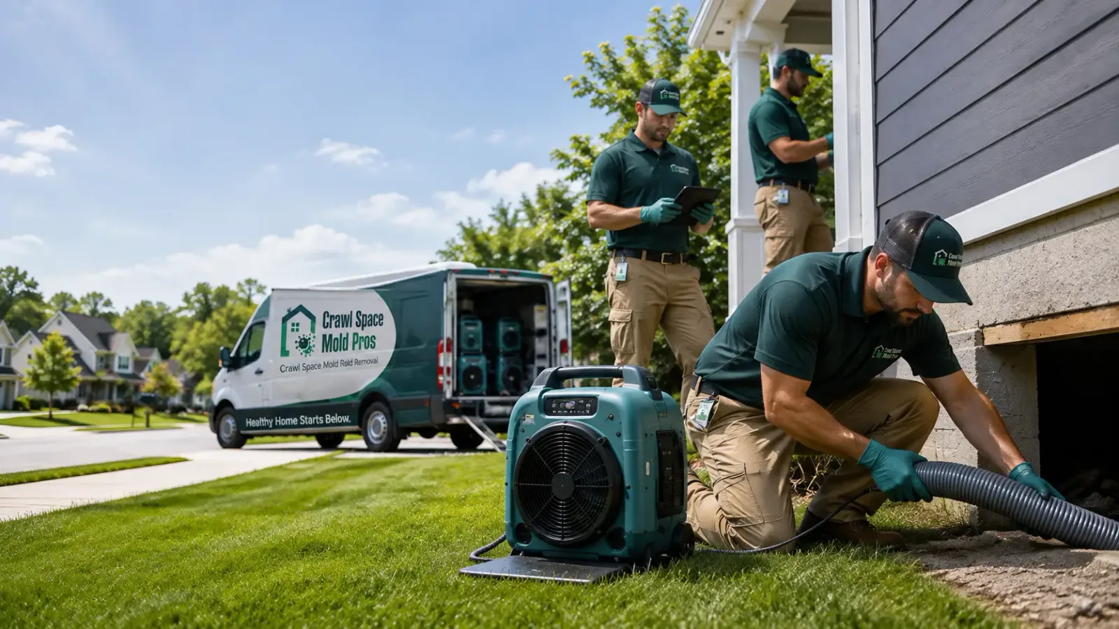 Crawl Space Mold Removal in Willow, AK